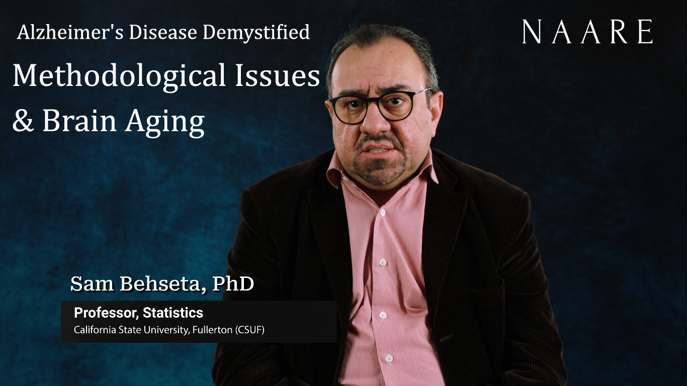 Methodological Issues and Brain Aging video thumbnail, Dr. Behseta speaking