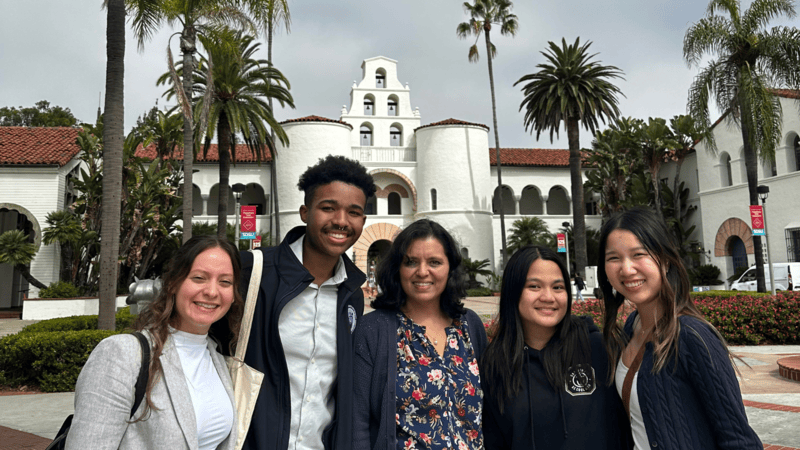 UCSD campus visit photo